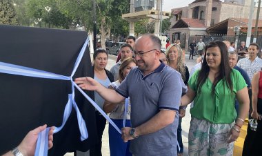 Con recursos municipales, Rivadavia inauguró una nueva obra en el barrio Gemo II