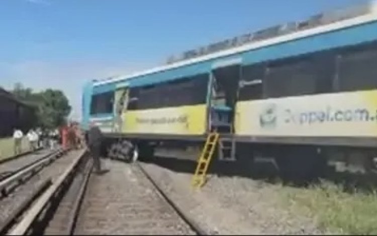 Descarriló una formación del Tren Sarmiento y hay 20 heridos