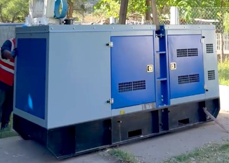 Obras Sanitarias invierte en un nuevo generador para garantizar agua potable en Valle Fértil