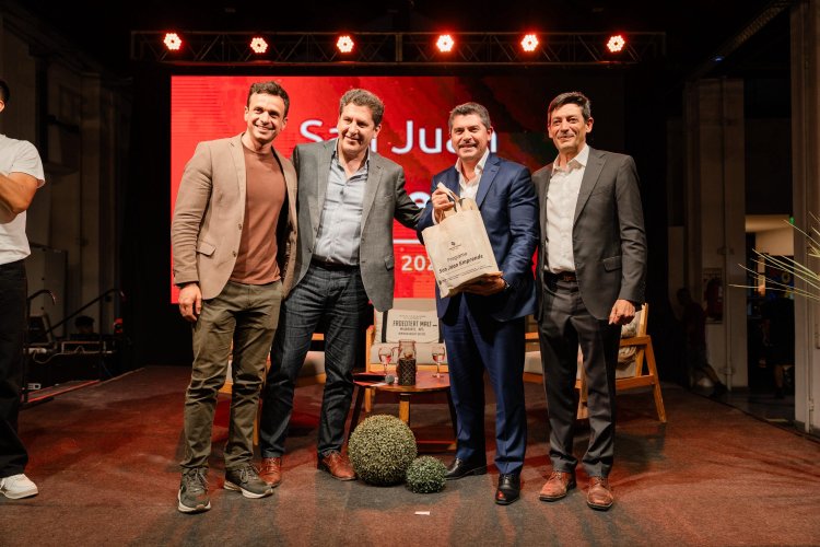 Orrego encabezó el cierre de San Juan Emprende, bajo el lema “Conexiones que transforman”