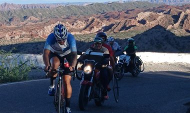 José Reyes, se adueño de la cuesta de Huaco y tomó el mando de la vuelta a Jachal