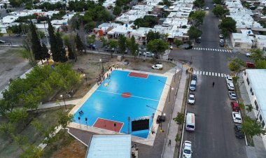 Rivadavia inauguró el Polideportivo del barrio Jardín Policial, una obra largamente esperada por los vecinos