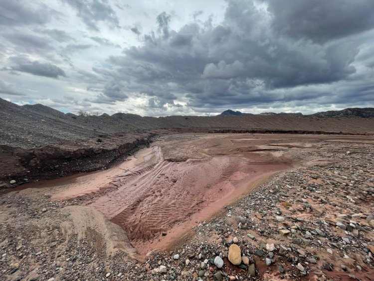 Intenso temporal dejó intransitable un tramo de la Ruta Nacional 40