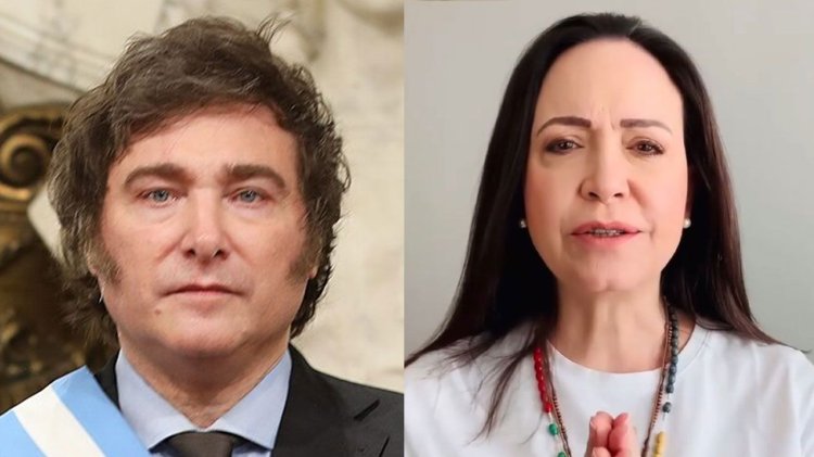 Javier Milei acompañará a María Corina Machado a recibir el Premio Nóbel de la Paz