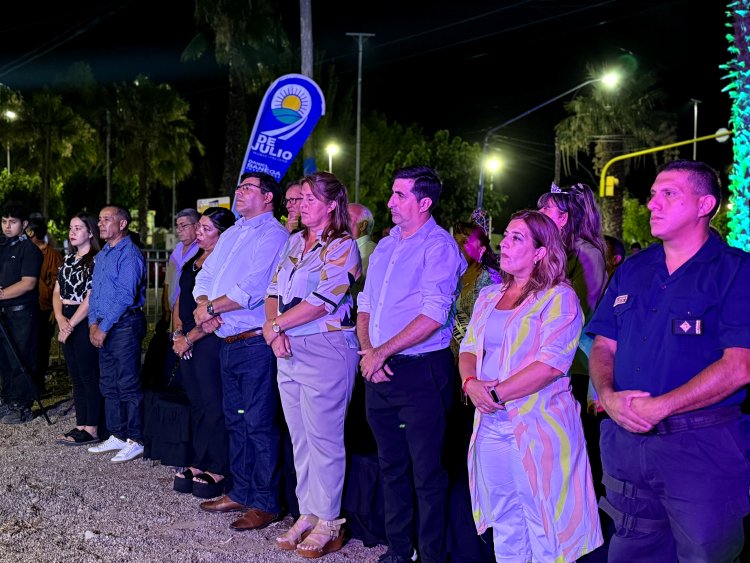 9 de Julio inauguró nueva iluminación LED en un transitado tramo de Ruta 20