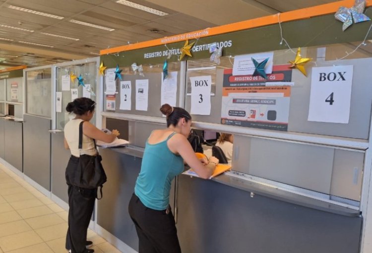 Educación dispuso horario de corrido en Registro y Legalización de Títulos