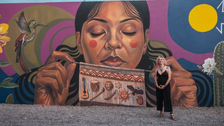 Mercedes Yacante, ganadora de la Convocatoria Mural 2025