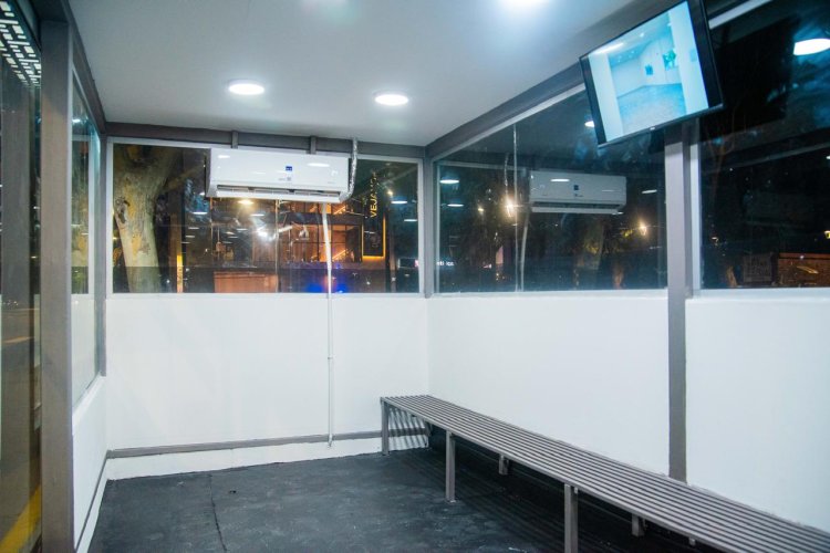 Rivadavia suma innovación al transporte público con una parada de colectivos de última generación