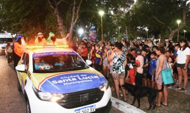 Los Reyes Magos visitaron Santa Lucía y se vistió de magia para recibirlos