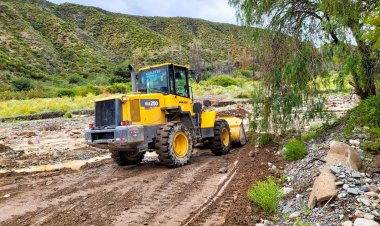 Jachal asistió a ocho familias varadas por las tormentas en la Huerta de Huachi