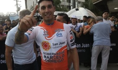 Nicolás Tivani ganó la primera etapa de la Vuelta a San Juan
