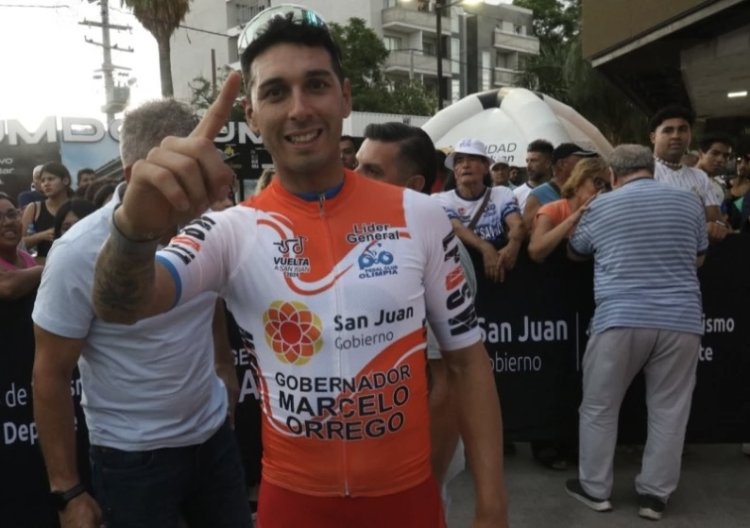 Nicolás Tivani ganó la primera etapa de la Vuelta a San Juan