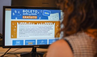 Ya son 1.500 inscriptos en la primera hora de habilitación de los canales del Boleto Escolar y Docente Gratuito