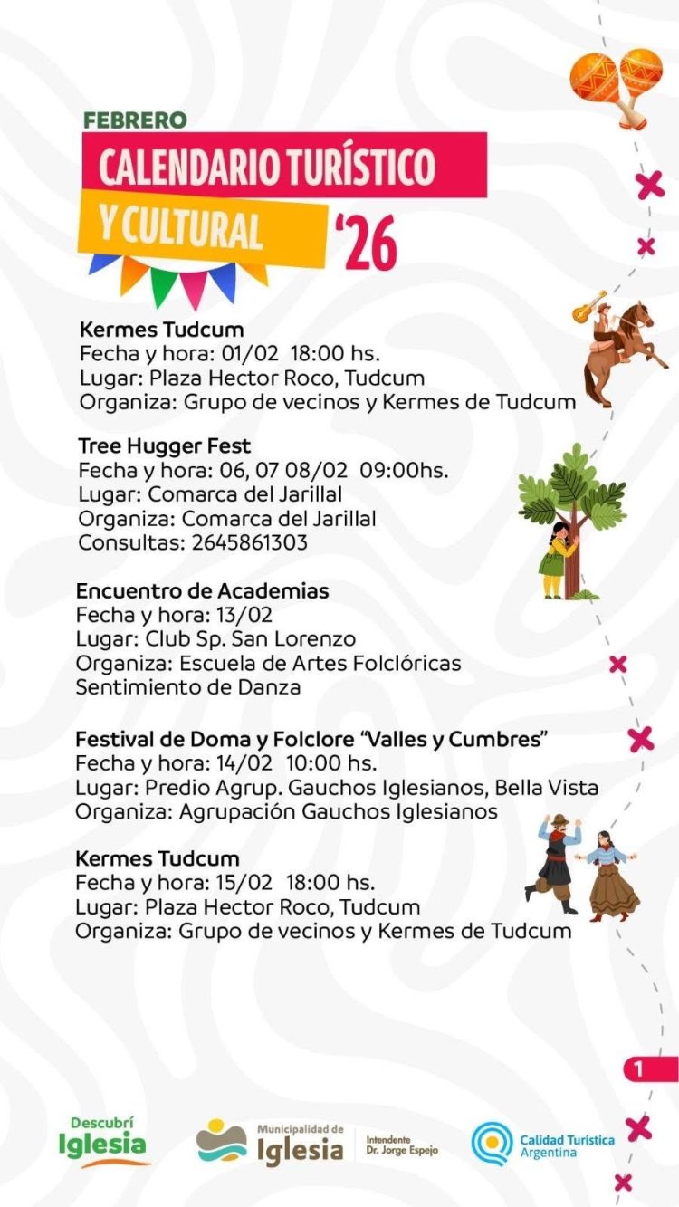 Febrero llega con todo en Iglesia