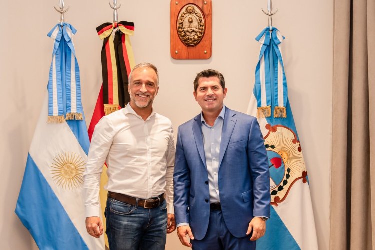 Fortalecimiento de alianzas estratégicas: Orrego recibió al Cónsul de Alemania en Mendoza