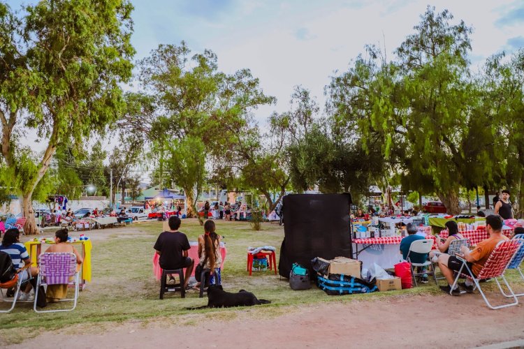 La Plaza René Favaloro fue el escenario de la primera edición del Emprende Fest en Jachal