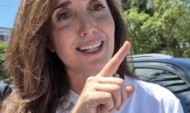 Victoria Villarruel tuvo un breve paso por San Juan