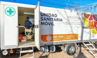 Las Unidades Sanitarias Móviles continúan brindando atención en Albardón