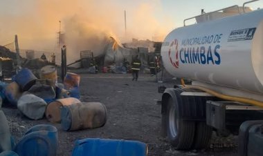 Incendio en Chimbas: el municipio pide informes y ofrecen ayuda a los vecinos