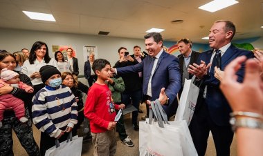 Orrego acompañó  la inauguración de la sala de espera Oncológica del Hospital Rawson
