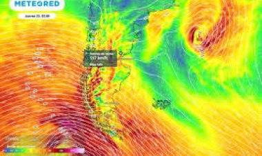 Cuándo llega el vendavalazo con frente frío que genera gradiente de presión en la Patagonia