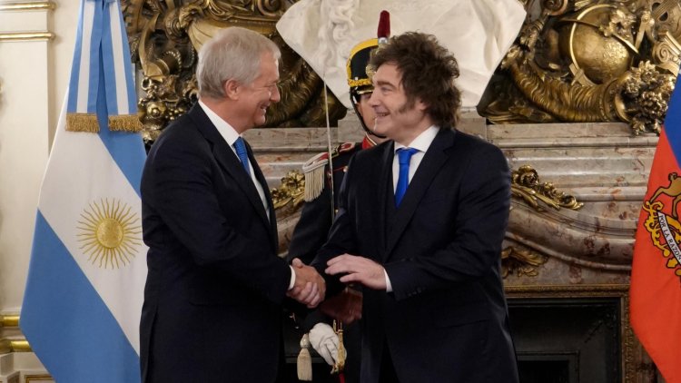 Milei recibió a José Antonio Kast en la Casa Rosada