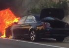 Delincuentes entraron a una vivienda e incendiaron un auto que estaba en su interior