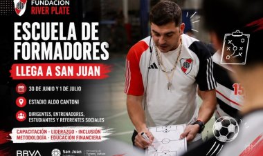 Así será la capacitación que la Fundación River Plate dictará en San Juan