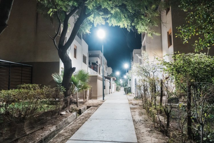 Rawson iluminó el Barrio Teniente Silva y dio respuesta a un reclamo histórico de más de 30 años