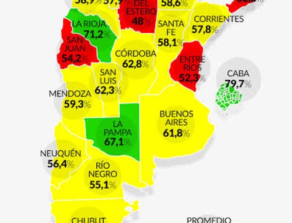 El mapa de la educación en Argentina: cómo se posiciona cada provincia en lengua y matemática