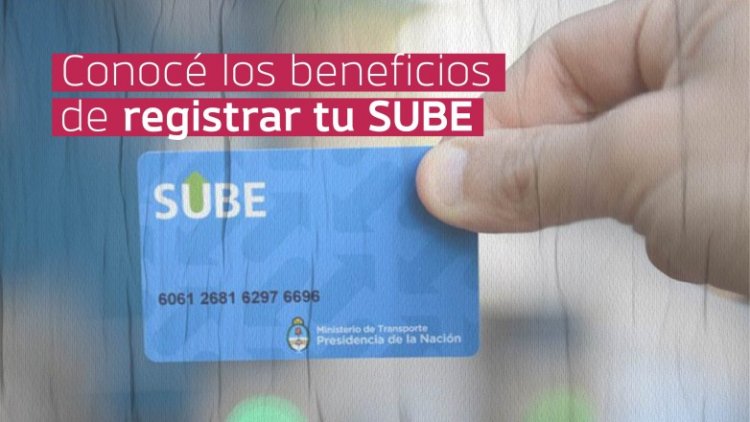 Conocé los beneficios de registrar tu SUBE