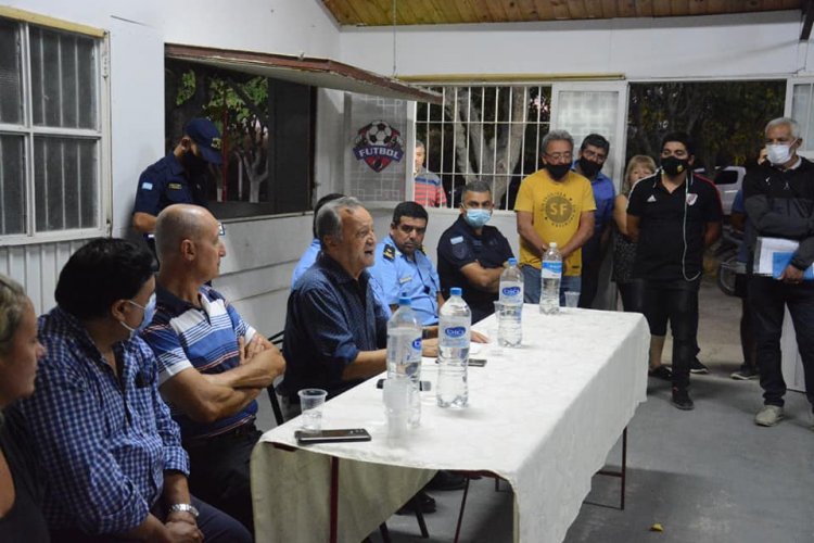 El intendente, Armando Sánchez tuvo una importante reunión por la seguridad de los pocitanos