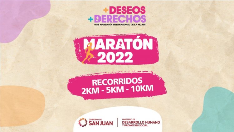 Conocé los recorridos de la maratón “Parque de las Mujeres” para este sábado 19 de marzo