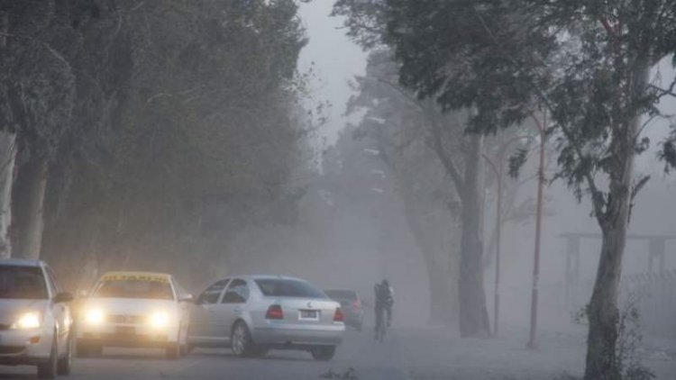 Alerta por viento sur en San Juan