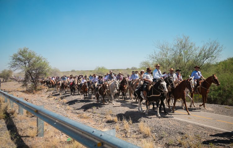 Más de 5000 jinetes participaron de la XXXI Cabalgata de Fe a la Difunta Correa