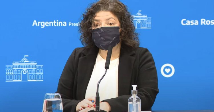 La ministra de Salud de Nación, Carla Vizzotti en San Juan
