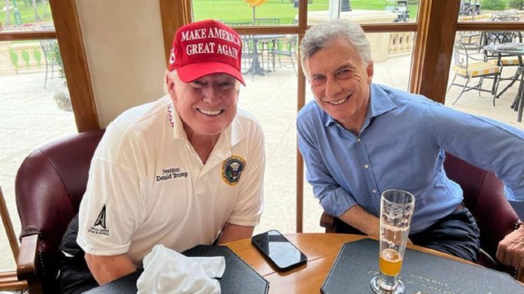 Mauricio Macri y un sorpresivo almuerzo con Donald Trump