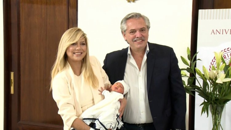 Alberto Fernández y Fabiola Yañez presentaron a su hijo: "Es un oasis en un tiempo tan difícil"