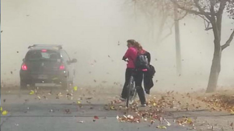 Alerta por la llegada de viento Zonda
