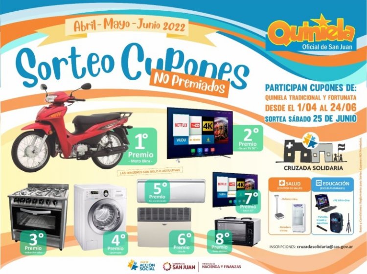 Ya se puede juntar tickets para participar del sorteo de cupones no premiados
