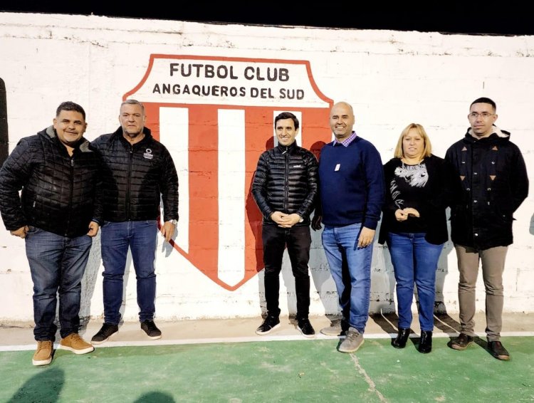 San Martín: habilitaron obras en el club Angaqueros del Sud