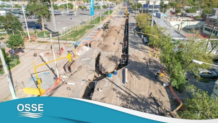 Colector Sudeste: una obra fundamental para beneficiar a más de 13 mil sanjuaninos