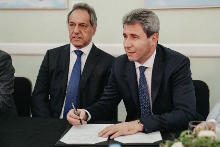 Uñac y Scioli firmaron un acta de $500 millones para microcréditos