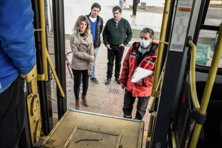 Gobierno salió a controlar el funcionamiento de las rampas en unidades de RedTulum