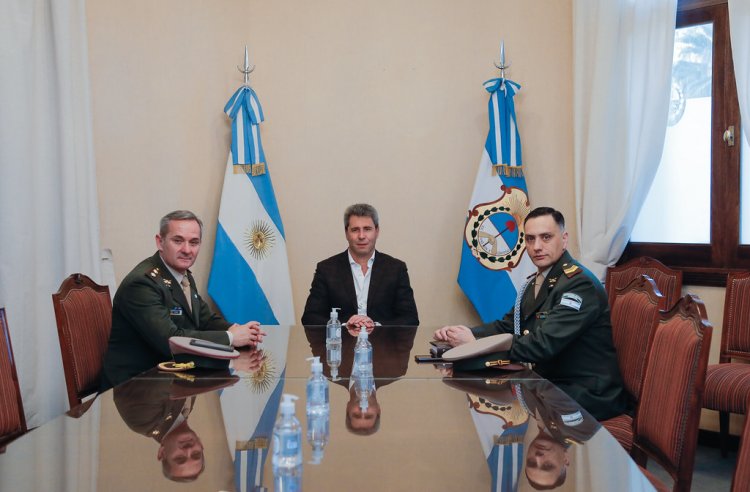 Se reunió con el jefe de la X Agrupación San Juan de Gendarmería