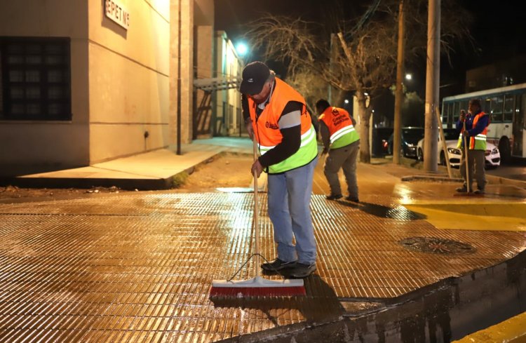 Capital lavará las veredas más transitadas