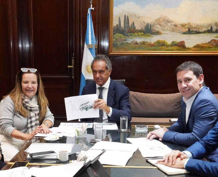 Ariel Lucero mantuvo una serie de reuniones con Daniel Scioli