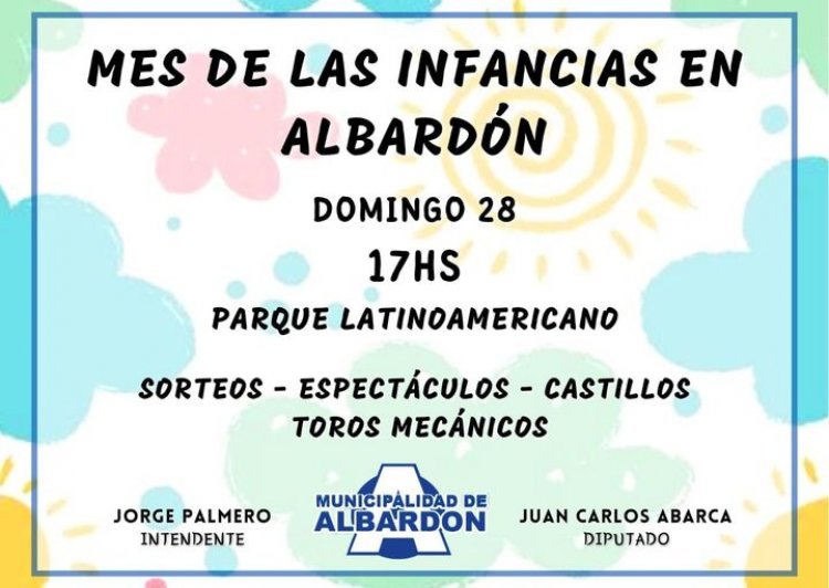 Mes de las Infancias en Albardón