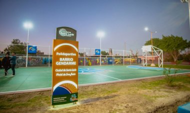 Nuevo polideportivo en el barrio Gendarme Argentino