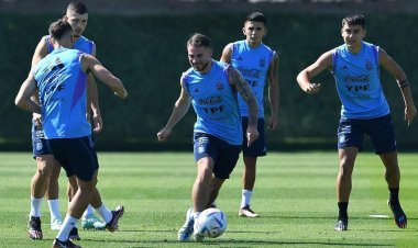 Argentina sigue con la preparación para el partido contra Polonia